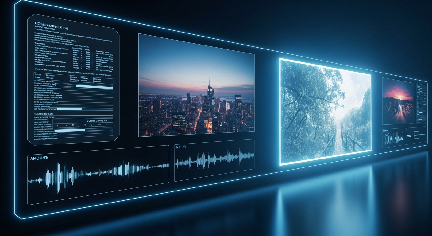 Công nghệ Google Gemini Veo 3 tổng hợp liền mạch văn bản, ảnh, sóng âm thành video HD chất lượng cao, phản ánh khả năng đa phương thức.