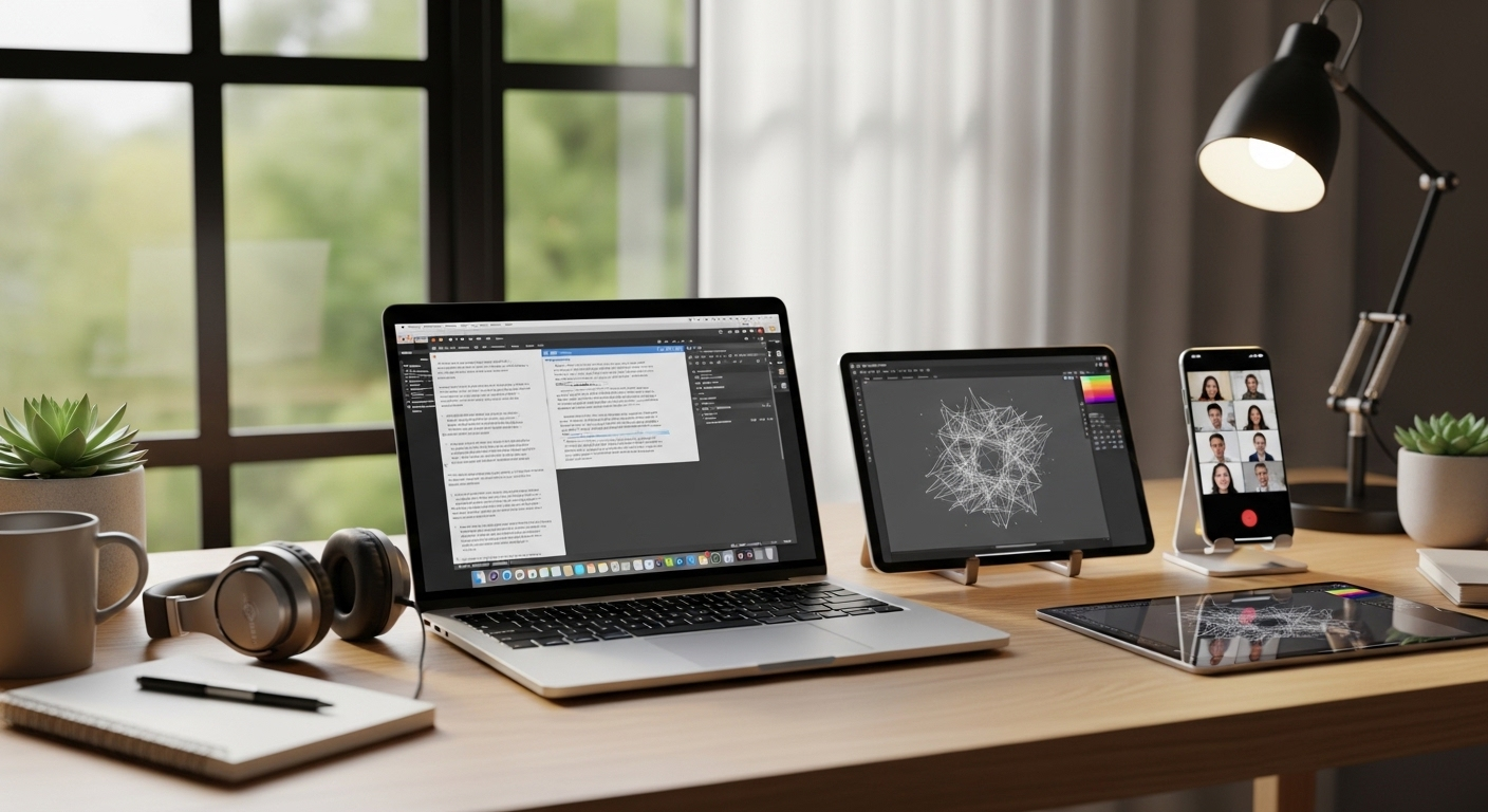 Thiết lập bàn làm việc hiện đại