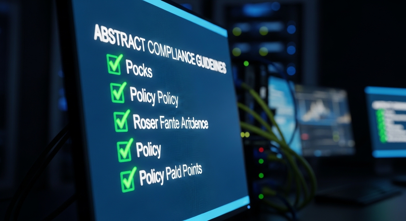 Màn hình hiển thị các nguyên tắc và chính sách rõ ràng với các dấu kiểm xanh, minh họa sự tuân thủ, hữu ích khi tìm hiểu về cách bật kiếm tiền trên Facebook.