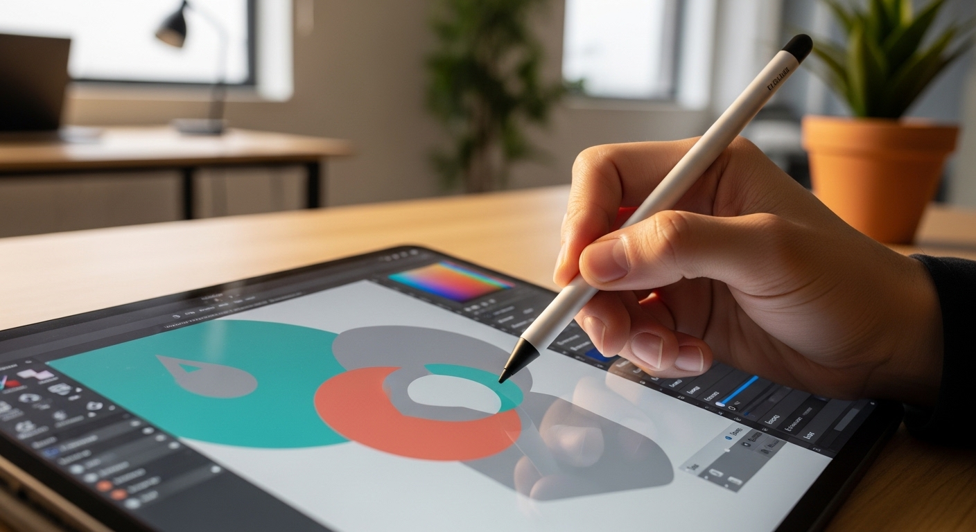 Thiết kế đồ họa trên máy tính bảng bằng bút stylus, một cách kiếm tiền tại nhà hiệu quả và hiện đại.