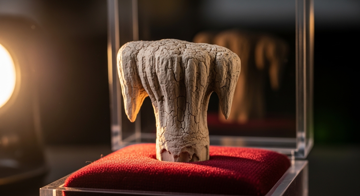 Queo keo khô tạo hình trừu tượng, lạ mắt trên đệm nhung sang trọng. Một sự độc đáo có thể truyền cảm hứng cho những cách kiếm tiền lạ đời.