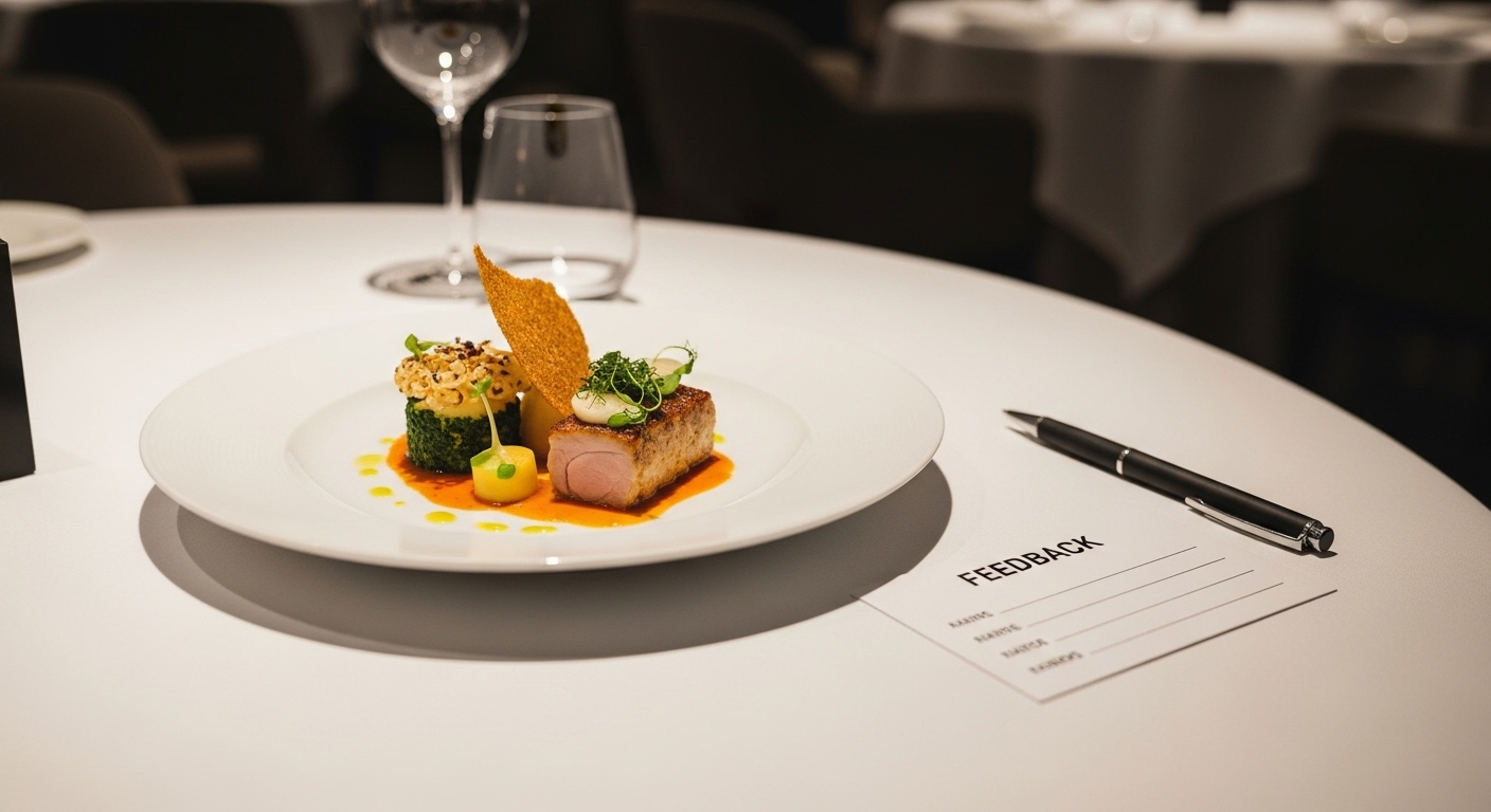 Trải nghiệm ẩm thực sang trọng cùng thẻ góp ý, giúp nhà hàng tối ưu hóa cách kiếm tiền từ sự hài lòng của thực khách. Trải nghiệm ẩm thực sang trọng cùng thẻ góp ý, giúp nhà hàng tối ưu hóa cách kiếm tiền từ sự hài lòng của thực khách.