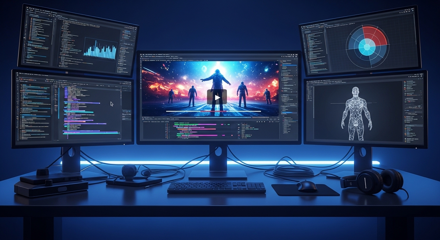 từ chỉnh sửa kịch bản, tạo avatar AI (khám phá D-ID là gì), đến render video cuối cùng.