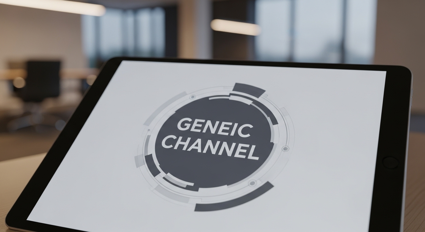 Màn hình máy tính bảng cận cảnh hiển thị giao diện kỹ thuật số chuyên nghiệp, đáng tin cậy, được thiết kế cho việc Kiểm duyệt cộng đồng YouTube Studio, trên nền văn phòng hiện đại.