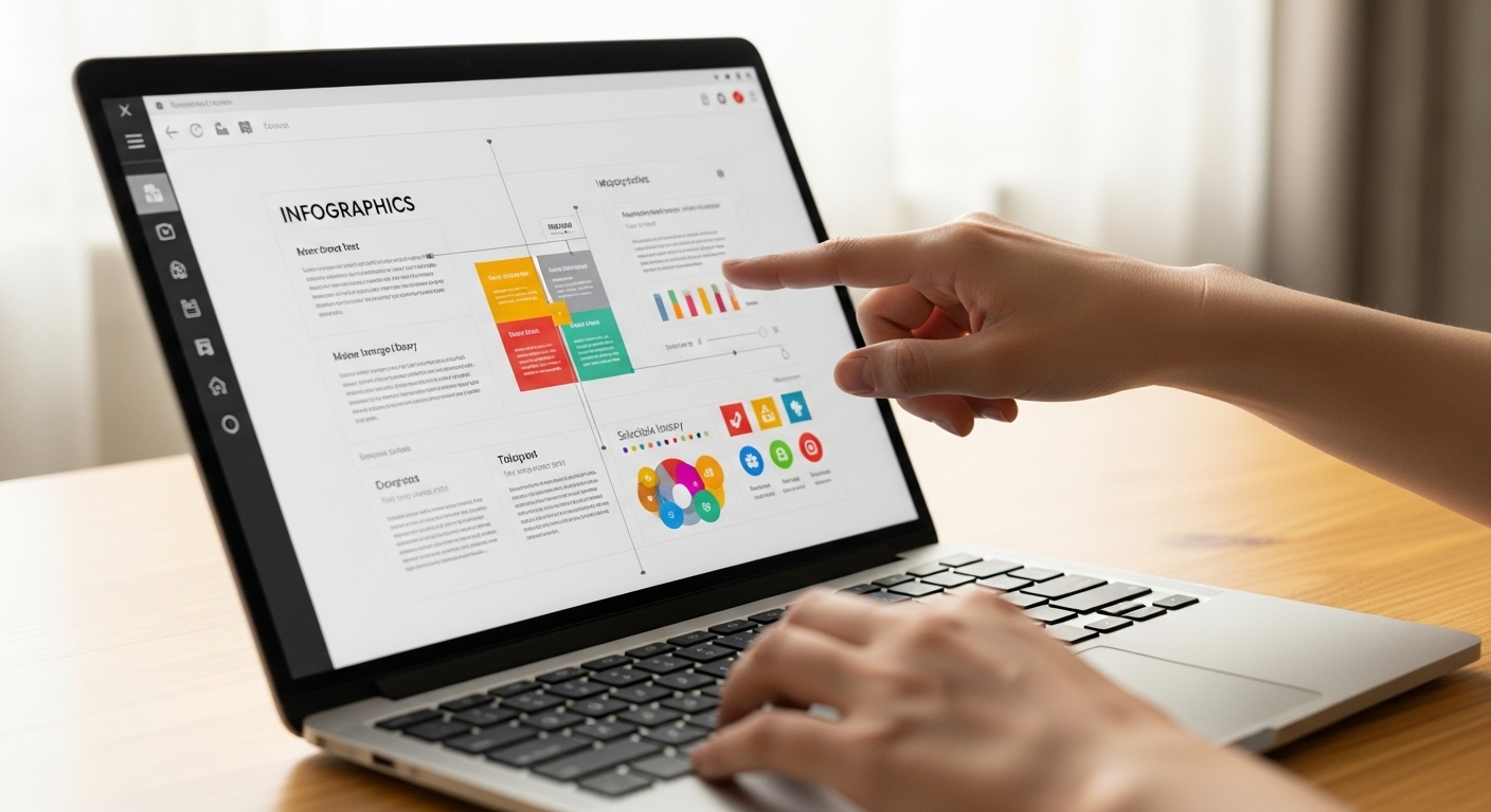 Infographic quy trình các bước rõ ràng với mũi tên, hình khối đơn giản, in trên giấy trắng. Minh họa cách làm infographic trên Canva hiệu quả. Infographic quy trình các bước rõ ràng với mũi tên, hình khối đơn giản, in trên giấy trắng. Minh họa cách làm infographic trên Canva hiệu quả.