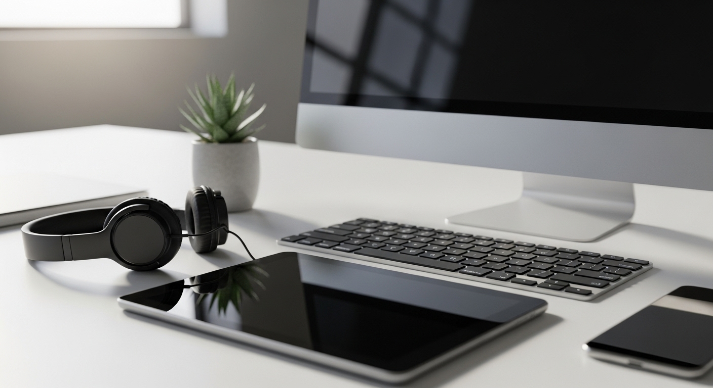 Laptop, tablet và smartphone trên bàn làm việc, hiển thị đa dạng hoạt động kiếm tiền online như cửa hàng trực tuyến, tiếp thị liên kết và các phương pháp kiếm tiền trên Facebook, minh họa nguồn thu nhập phong phú.