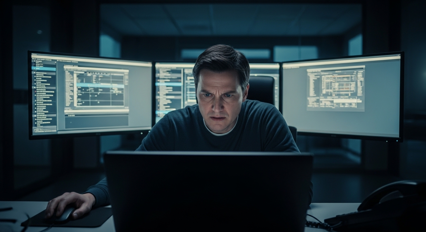 Chuyên gia tập trung phân tích dữ liệu và KPI trên nhiều màn hình, xây dựng chiến lược tối ưu để kiếm tiền trên TikTok.