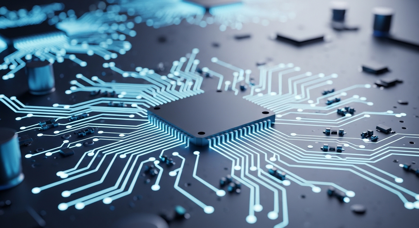 Bảng mạch điện tử với các đường dẫn dữ liệu phát sáng, minh họa công nghệ tối ưu cho việc tăng view Youtube bằng VPS. Bảng mạch điện tử với các đường dẫn dữ liệu phát sáng, minh họa công nghệ tối ưu cho việc tăng view Youtube bằng VPS.