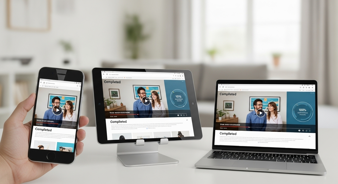 Video ngắn, màu sắc sống động và đồ họa rõ nét hiển thị đồng thời trên điện thoại, máy tính bảng và laptop. Đây là ví dụ hoàn hảo về video chất lượng cao mà bạn có thể tạo khi học cách làm video trên Canva chuyên nghiệp, dễ dàng chia sẻ và xem trên mọi nền tảng.