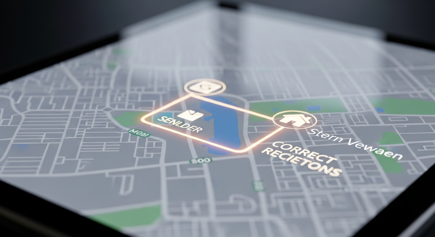 Bản đồ số chi tiết trên máy tính bảng hiển thị lộ trình giao hàng được tô sáng rõ ràng, hỗ trợ việc kiểm tra và thay đổi địa chỉ giao hàng trên Lazada để nhận hàng đúng nơi.