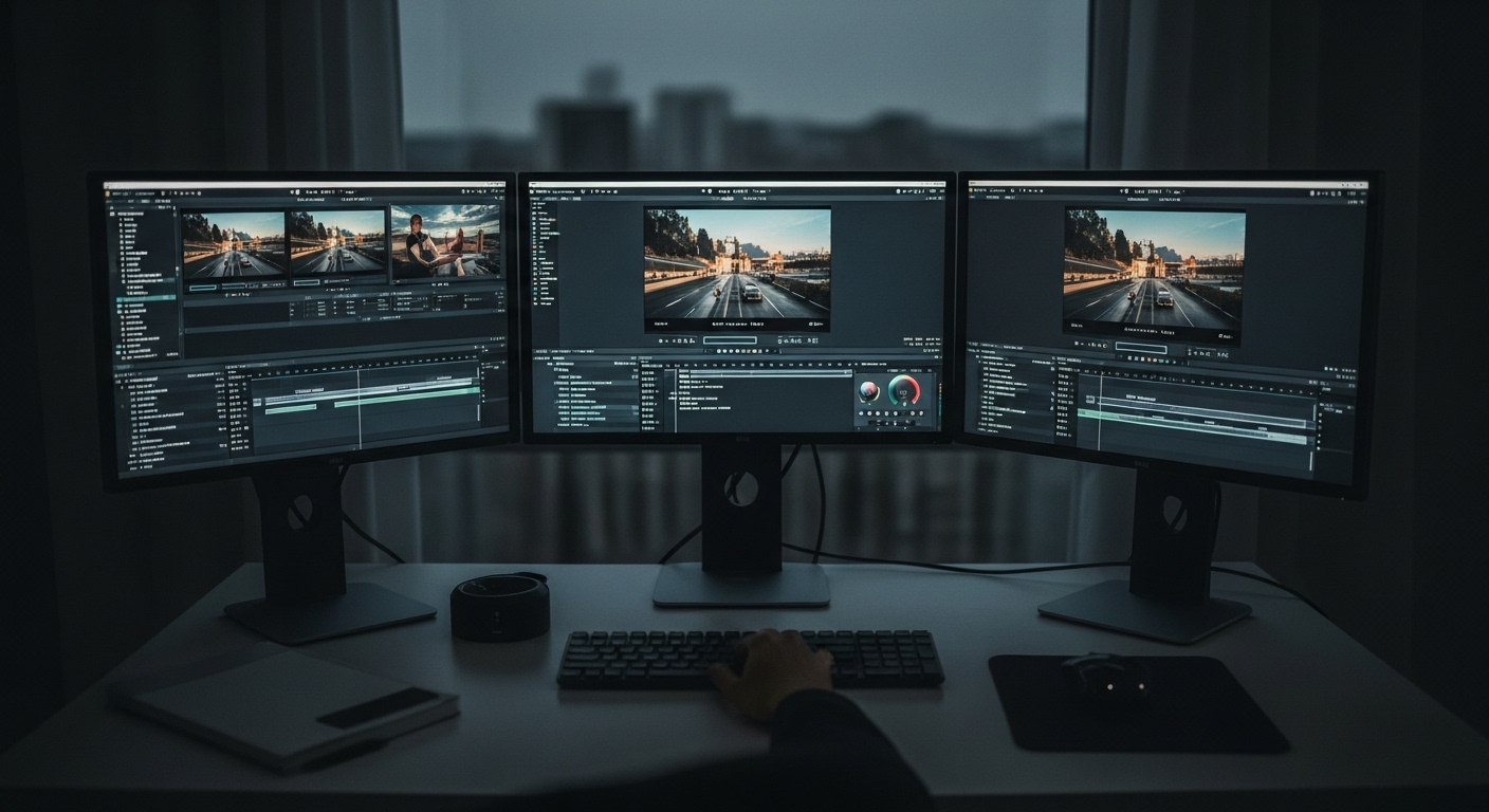 Quy trình sáng tạo video ngắn với nhiều khung hình động, chuyển cảnh nhanh, chữ và âm thanh xu hướng, minh họa cách làm video trên Canva chuyên nghiệp và hiệu quả.